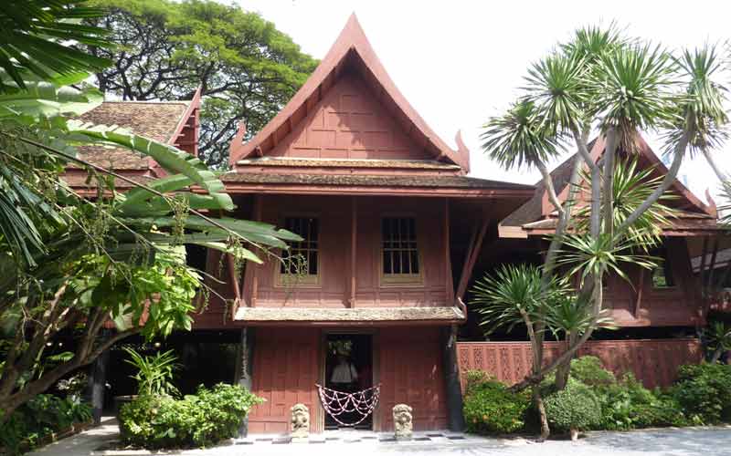 Maison de Jim Thompson, architecture thaïe traditionnelle