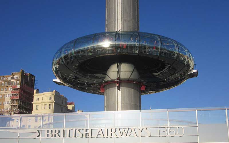 British Airways i360, tour d'observation de 162 mètres sur le front de mer de Brighton
