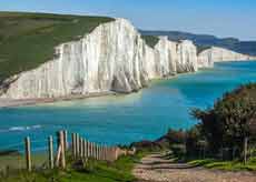 Seven Sisters, falaises situées dans le Sussex (sud de l'Angleterre)