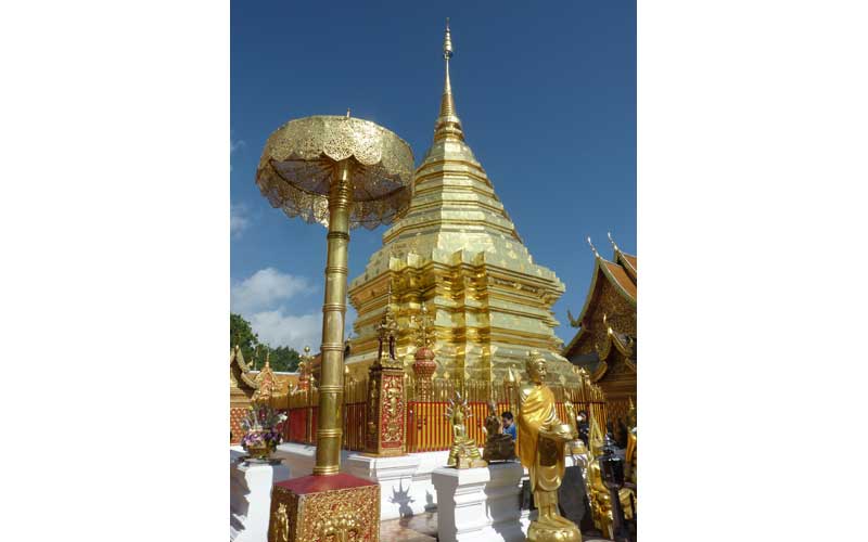 Chedi du Wat Phrathat Doi Suthep