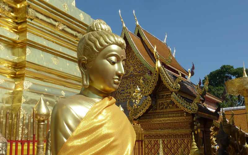 Wat Prathat Doi Suthep, temple bouddhiste de la province de Chiang Mai