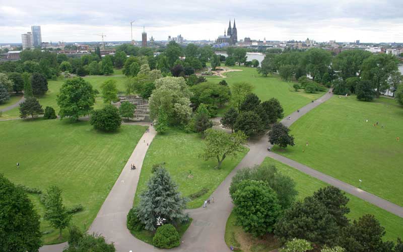 Rheinpark à Cologne