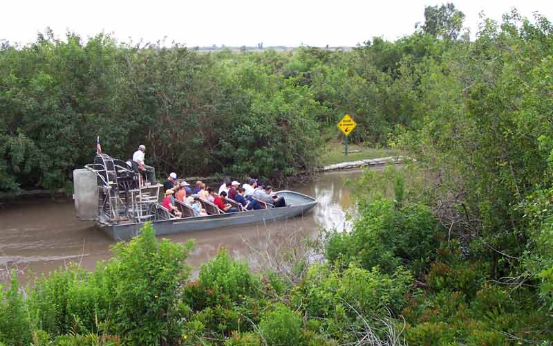 Excursion en hydroglisseur (airboat) dans les Everglades