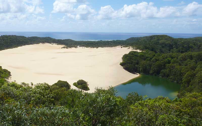 Lac Wabby vu d'en haut