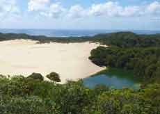 Lac Wabby (Fraser island, Australie)