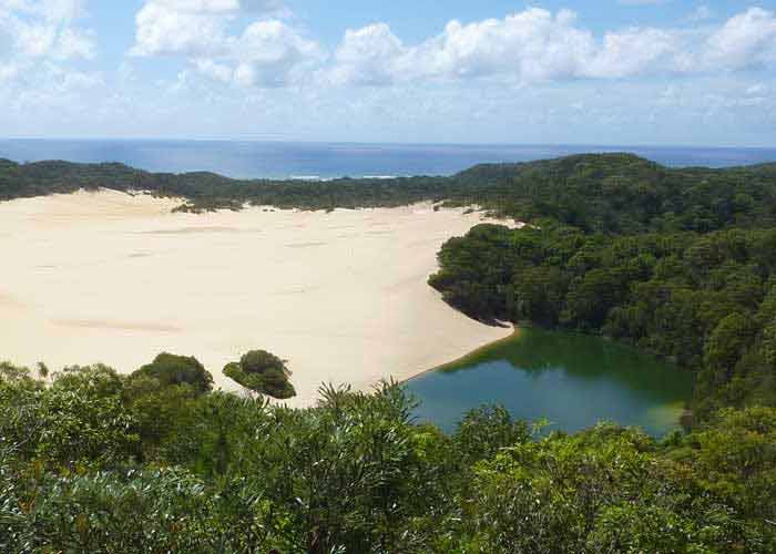 Lac Wabby (Fraser island, Australie)