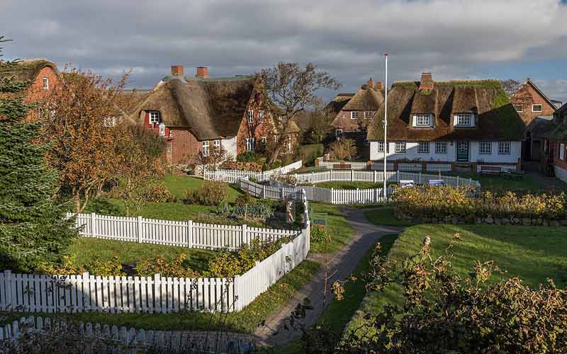 Maisons traditionnelles sur l'île d'Öland