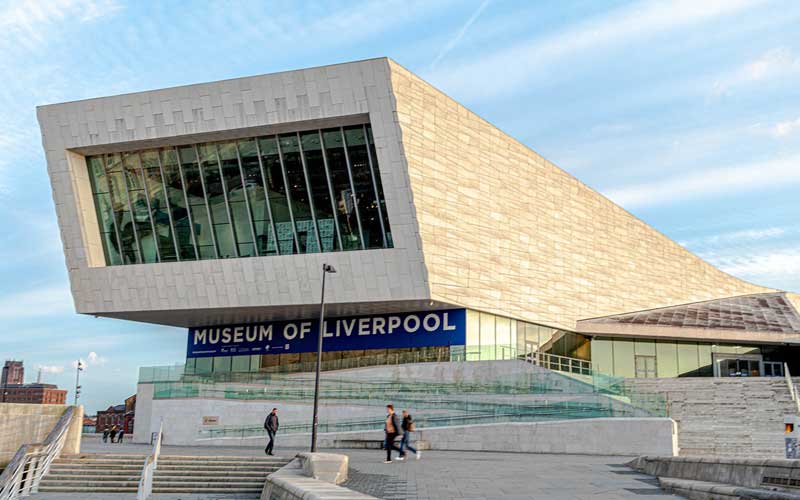 Bâtiment qui abrite le Museum of Liverpool, musée sur l'histoire locale
