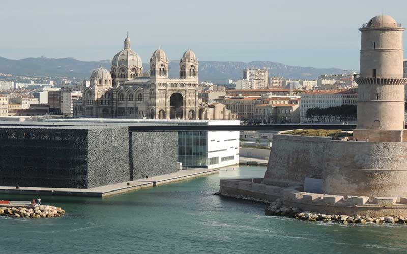 Vue sur le Mucem et le fort St-Jean