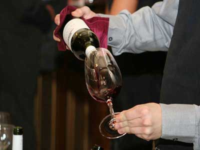 Dégustation de vin (grand vin de Bordeaux) au château Margaux