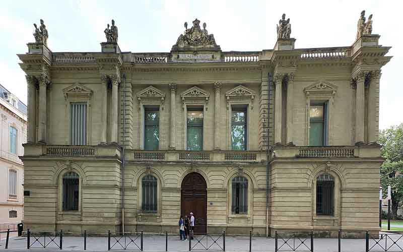 Façade avant du musée Fabre, Montpellier