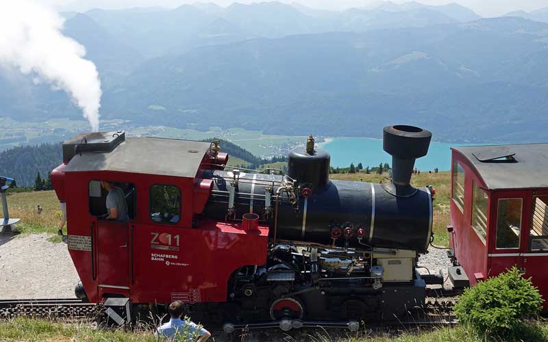 Train à crémaillère de la Schafbergbahn