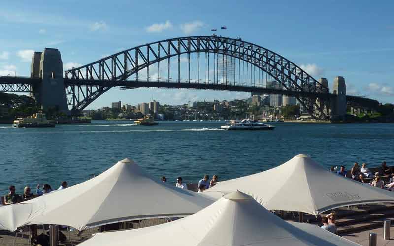 Harbour Bridge depuis le restaurant Opera Kitchen