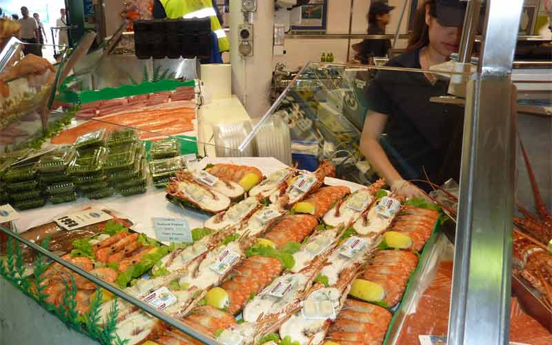 Plats à emporter (poisson) au Sydney Fish Market